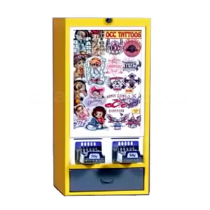 Distributeur automatique de capsules d'autocollants de tatouage à monnayeur de haute qualité pour salles de jeux - Product Image 3