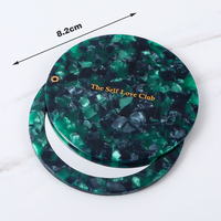 Personnalisé personnalisé conception cosmétique miroir rond miroir cosmétique