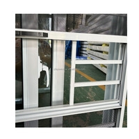 Diseño moderno Nuevo PVC Huracán Impacto Deslizante Ventanas de vidrio tintado Pantalla plegable Función antirrobo Persiana horizontal Plástico