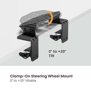 Kit de support de montage portable LRA04-BS01 pour simulateur de course, support de <span class=keywords><strong>volant</strong></span> réglable pour simulateur de course, compatible avec Logitech <span class=keywords><strong>Thrustmaster</strong></span> - Product Image 3