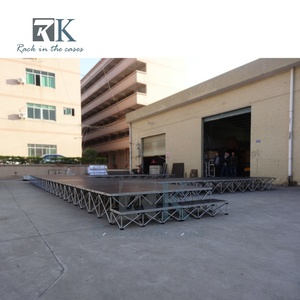 Escenario Portátil Antideslizante a Precio de Fábrica, Plataforma de Escenario de Aluminio para Interiores y Exteriores, Podio para Eventos Musicales - Product Image 4