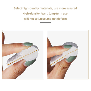 Adhesivo de tacón con cojín suave para mujer, inserto de zapato antifricción con forro para zapatos sueltos, punteras - Product Image 2