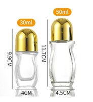 Ensemble cosmétique en verre givré grand format avec emballage cadeau de haute qualité