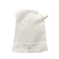 Pochette à bec verseur en kraft écologique de qualité alimentaire, jetable, doublée de PE avec filtre interne, imprimée sur mesure pour le café infusé à froid