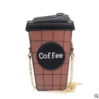 Groothandel Mode Koffiekopje Vorm Jonge Dame Mini Sling Bag Voor Die Mobiele Telefoon En Cosmetische