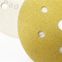 Disque abrasif en zircone jaune corindon de 5 à 6 pouces avec fixation auto-agrippante pour le décapage de peinture - Vente en gros
