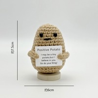 DIY Crochet Cartoon Peluche Tricoté Poupée Artisanat Fait Main Aiguille Laine Kit Jouet Poupée pour Enfants