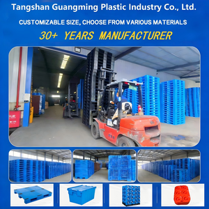 Blue, Can Be Customized 1600*1600*150mm <strong>Plastic</strong> <strong>Pallet</strong> Large Stackable Reversible <strong>Plastic</strong> <strong>Pallet</strong> for Sale - Product Image 6