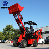 Günstiger Chinesischer Neuer EPA-Motor Mini-Retroexcavadora Diesel Mini-Frontlader Teleskop-Radlader Bagger