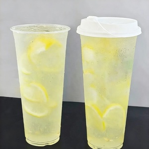 Großhandel PP 90/95mm Kaliber Einweg-Plastikbecher 16/24/12 oz UV/Siebdruck für Milchtee & Smoothie - Product Image 1