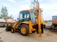 Chargeuse-pelleteuse Euro 3 avec transmission 4x4, vitesse de déplacement de 40 km/h, capacité de charge de 3 tonnes, moteur pour le creusement de fossés, la construction de routes, les travaux agricoles