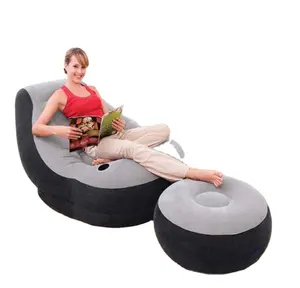 Intex-sofá inflable para interiores y exteriores, sofá inflable de PVC con flocado para dormitorio y ocio, venta al por mayor, 68564