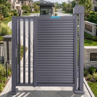 Puerta Peatonal Publicitaria de Acero con Sistema de Control de Acceso con Cerradura Magnética de 280 kg, Tarjeta RFID y Reconocimiento Facial