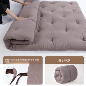 <b>Foldable</b> Tatami <b>Mattress</b> 1.2m Gray Cotton Floor Cushion For Living Room Sleeping Pad - Product Image 2