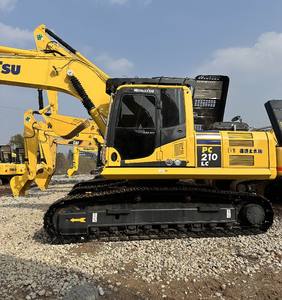 Komatsu เครื่องขุดตีนตะขาบใช้ PC210LC รถขุดดินสภาพดีอุปกรณ์ก่อสร้างวิศวกรรมปั๊มกระปุกเกียร์ - Product Image 1