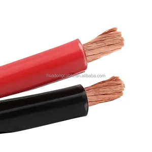 60245 IEC 81(YH) YHF Cable de soldadura de PVC de color rojo y negro