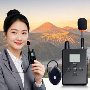 เครื่องส่งและรับสัญญาณเสียงไร้สาย 2.4G สำหรับไกด์นำเที่ยวในงานประชุม โบสถ์ และการเดินทาง - Product Image 1