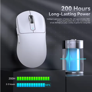 Ratón para Juegos Attack Shark X3 Pro 4K con Cable y 2.4G 8K USB para Computadora con Sensor PAW3395 para Portátiles - Product Image 4