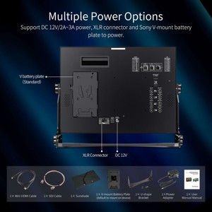 SEETEC ATEM156S จอภาพสำหรับผู้กำกับการถ่ายทอดสื่อมีเดียแบบสตรีมมิ่งขนาด 15.6 นิ้ว IPS พร้อมอินพุตเอาต์พุต 4 ช่องสำหรับการถ่ายทอดสดบนเดสก์ท็อป - Product Image 5