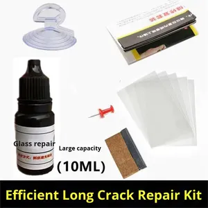 Kit de réparation de vitres automobiles, ensemble de correcteur de fissures en résine pour <span class=keywords><strong>pare</strong></span>-<span class=keywords><strong>brise</strong></span> de voiture, liquide de réparation 0,5 kg, modèle C0952 pour l'entretien des voitures - Product Image 3