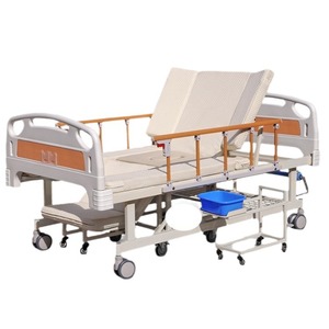 Manual Nursing <b>Bed</b> 202cm X 107cm X 61cm Stainless Steel Home Care For Paralyzed Patients - Product Image 4