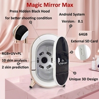 Magic Mirror Max, Analizador de Piel Profesional, Funciona Sin Conexión a Internet, Diagnóstico de 10 Problemas de la Piel para Salón