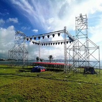 Alliage d'aluminium 6061-T6 / 6082-T6 Concert Speaker Lift Truss System Stage Outdoor Event Spigot Truss