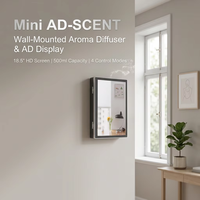Diffuseur de parfum intelligent électrique sans eau avec télécommande, grand écran, capacité de 500 ml, pour publicité, hôtel, appareil à huiles essentielles