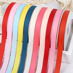 Nine-Colored Ribbon Satin Ribbon 10mm 50m Woven Polyester Solid Color Gift Packaging Diy Hair Accessories Baking Decorations - Product Image 2