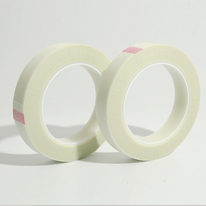 <span class=keywords><strong>Cinta</strong></span> <span class=keywords><strong>Aislante</strong></span> de Tela de Vidrio 69, con Adhesivo Sensible a la Presión de Silicona, Fibra de Vidrio Blanca, Sin Advertencias Impresas, de una Sola Cara - Product Image 1