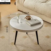 Table d'appoint en bois minimaliste moderne, petite table basse, salon, balcon, table d'angle, petite table créative pour influenceurs