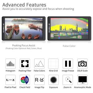 Feelworld F570 5.7 Inch IPS Full HD 1920x1080 4K On-Camera Field Battery Powered <strong>Small</strong> Size <strong>LCD</strong> <strong>Monitor</strong> - Product Image 5