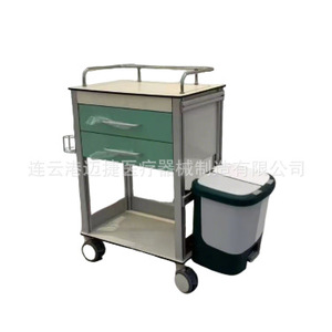 Carrito de Transporte Médico Maijie de Acero Inoxidable con 4 Ruedas, Carro de Hospital Resistente - Product Image 2
