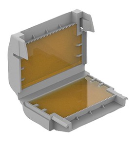 PLC - Gel Box for 221 Series / <strong>2273</strong> Series Connectors, Grey, 4mm, Size 2 Warranty Product - Product Image 1