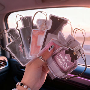 핫 세일 종이 자동차 공기 청정기 향수 아로마 테라피 향기 고급 향수병 자동차 향기 종이 공기 청정기 - Product Image 1