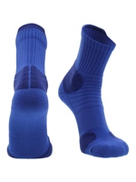Chaussettes de sport renforcées avec talon coussiné, respirantes en maille, antidérapantes, à compression 20-30 mmHg