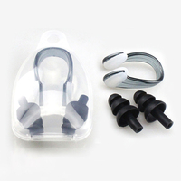 Bouchons d'oreille de Protection du son imperméables et sûrs, pince-nez de natation, bouchons d'oreille en Silicone réutilisables