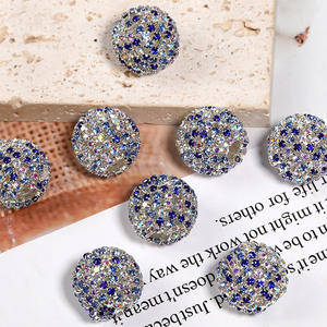 ลูกปัดอะคริลิคแบบรูตรงมีรูและพลอยเทียมหลากสี5ชิ้น/แพ็คสำหรับทำเครื่องประดับ - Product Image 4