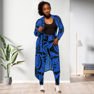 Conjunto de Dos Piezas de Estilo Étnico, Traje Largo para Mujer Africana, Sin Cuello, Largo Completo, para Mujer, Envío en 1-3 Días, 5 Colores - Product Image 3