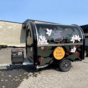 Remorques alimentaires électriques personnalisées ZOWN avec carrosseries cintrées, taille et équipement personnalisables pour la vente ambulante en extérieur - Product Image 1