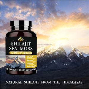 Cápsulas Dietéticas Sin Gluten con Shilajit, Musgo Marino y Ashwagandha para Adultos, Energía, Vitalidad, Apoyo Inmunológico y Rendimiento Óptimo, GMP - Product Image 5
