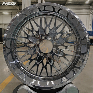 NJQS 车轮 4 件套全新 24 英寸锻造越野铝合金高抛光深盘轮圈 - Product Image 1