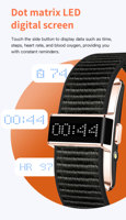 Gelang Pintar Baru B12 Mode Multi-olahraga Smartwatch Kebugaran Olahraga Tahan Air IP68 Pemantau Detak Jantung dan Oksigen Darah Smartwatch