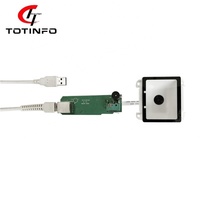 TOTINFO TTL3.3V Interfaz UART USB, Sensor CMOS 2D, Escáner de Códigos QR Integrado, Fuente de Luz LED, Temperatura de Funcionamiento -30~70C, en Stock