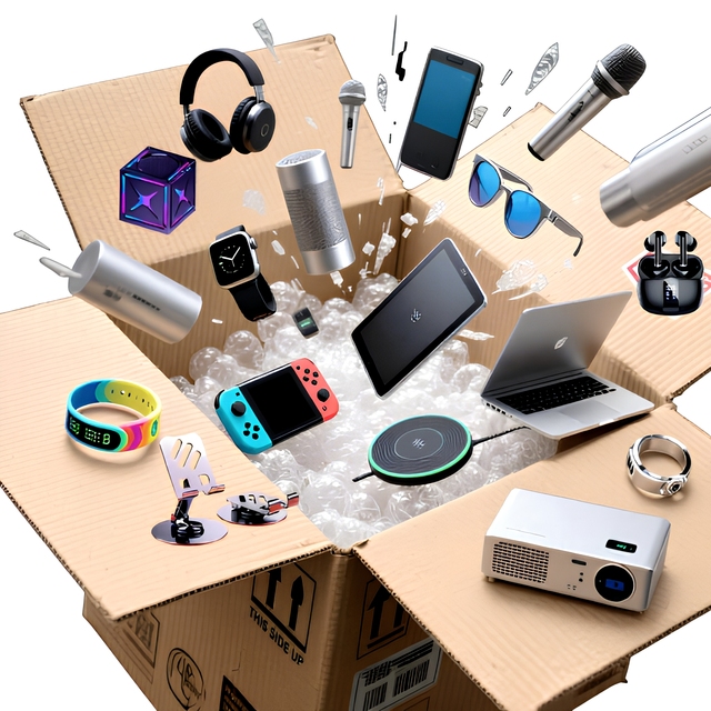 2026 3C Lucky Rare Mystery Blind Box High Quality Random Electronics Smart Watch Earphone Smartphone and More 1-3 Items