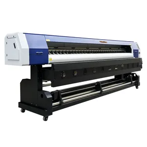 Worldcolor 320 cm großformatiger digitaler drucker mit doppeltem kopf XP600/i3200 druckkopf eco-solvent-drucker