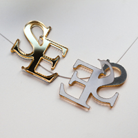 Letras Acrílicas 3D Personalizadas al por Mayor con Adhesivo para Invitaciones, Sobres, Menús, Manualidades, Monogramas, Números, Logotipos, Decoración, Recuerdos, Embalaje