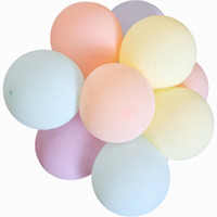 100 pièces de ballons en latex mat de couleur unie pastel macaron de 30 cm, de qualité professionnelle, écologiques, pour la décoration de festivals