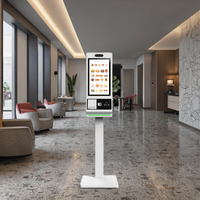 21.5 23.6 27 pouces Terminal de paiement fenêtres à écran tactile automatique Self Service Checkin Hotel Self Checkout Machine pour l'aéroport