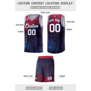 Maillot de basket-ball personnalisé des années 90 Hip Hop Sports athlétiques nom et numéro personnalisés imprimés pour hommes et enfants - Product Image 4